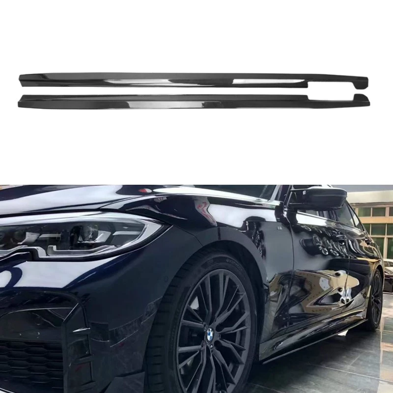 AC Type Carbon Fiber Side Skirt for BMW 3 series G20 Side Skirts Extensions 2019+