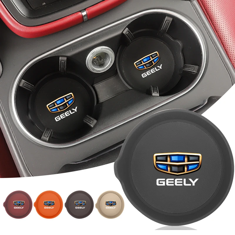 

Car Silicone Coaster Mug Holder Drink Mat Water Cup Mute Pad For Geely Emgrand X7 EC7 Atlas Boyue GC6 Parts LC EC8 Atlas CK2 CK3