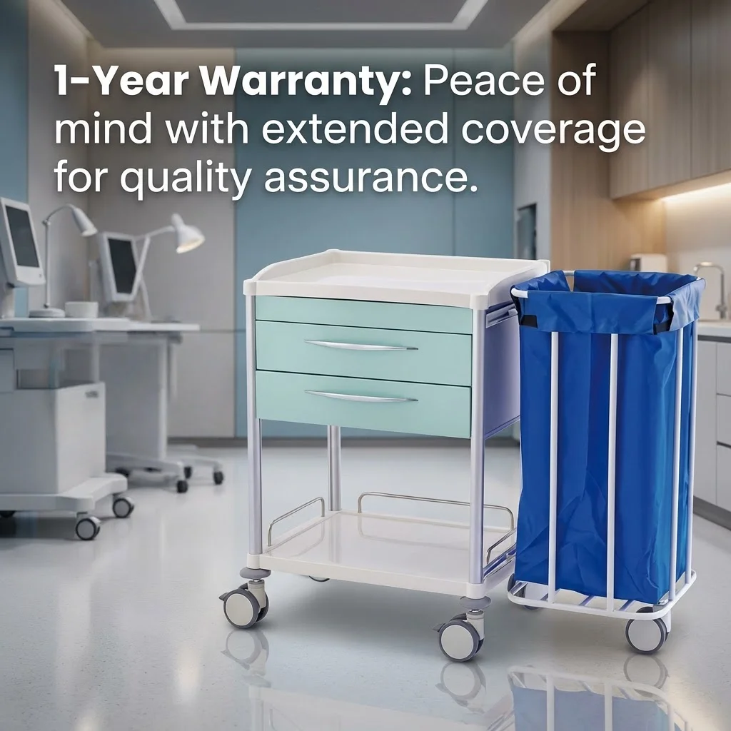 Nursing Cart Secure and Efficient Medical Trolley Furniture ABS Material Hospital Medication Cart