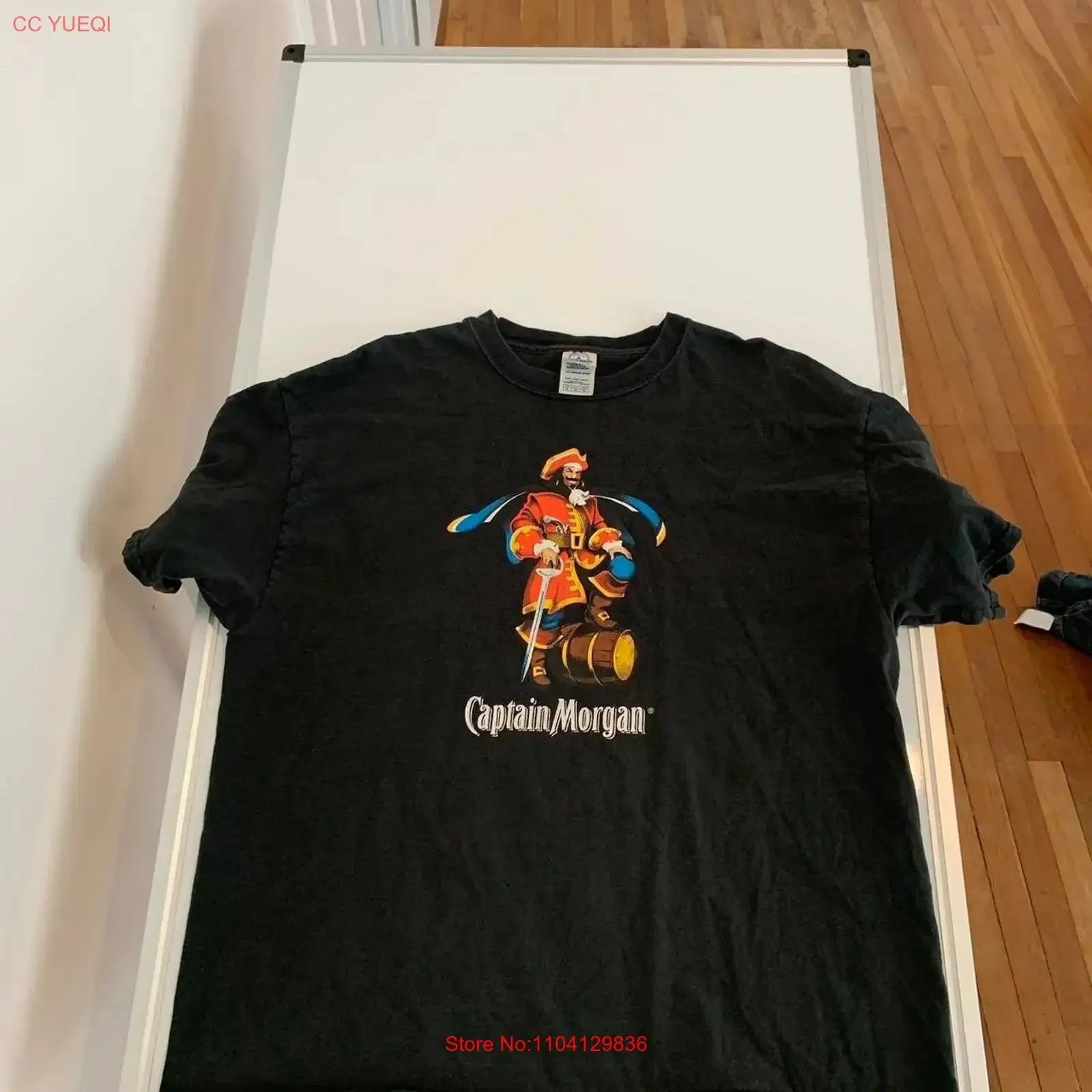 Vintage Captain Morgan T Shirt Mens XL Alchol Drinking Promo Moonshine Bootlegger vintage Washed Casual Slightly Soft graphic