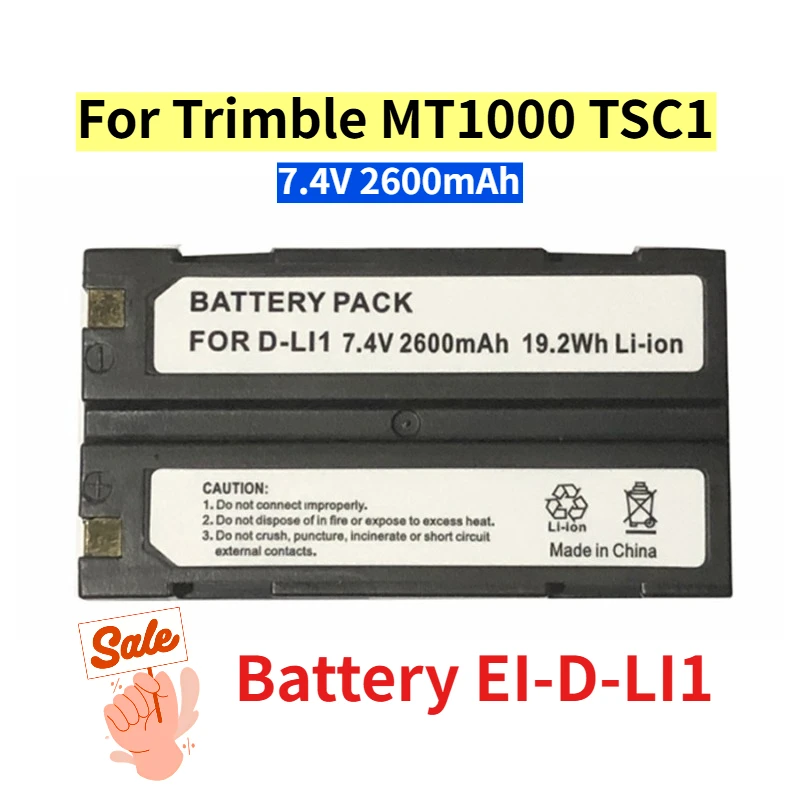 

7.4V 2600mAh Battery EI-D-LI1 for Trimble MT1000 TSC1