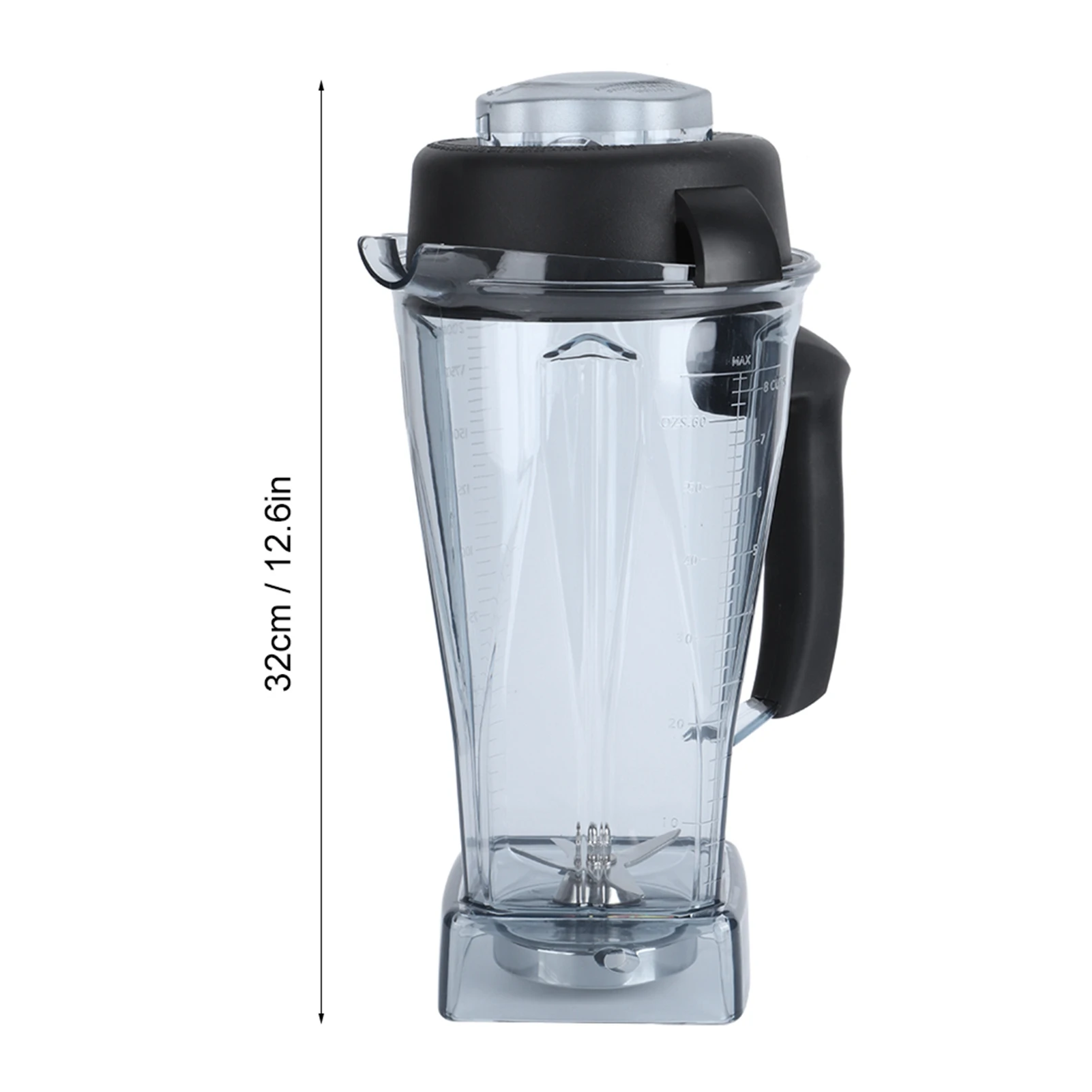 64oz Transparent Blender Container Cup Lid Blade Replacement Accessories Kit Fit for C Series Blender