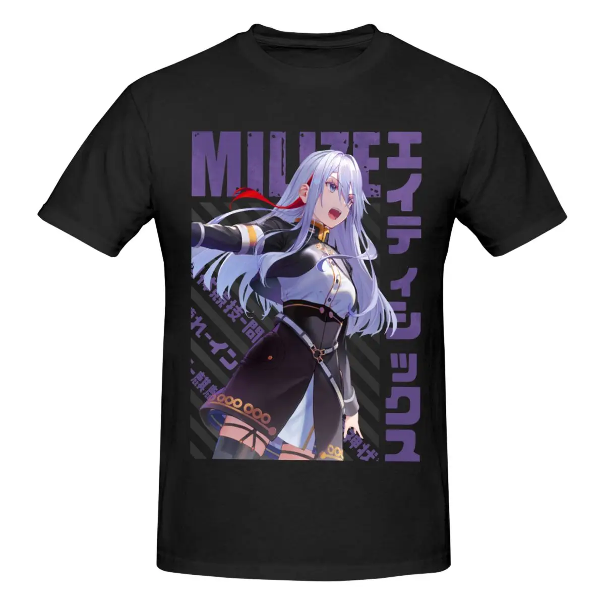 Eighty Six 86 Anime Vladilena Milize T Shirts Graphic Y2K Unique Tees Mens Women T Shirts Tops