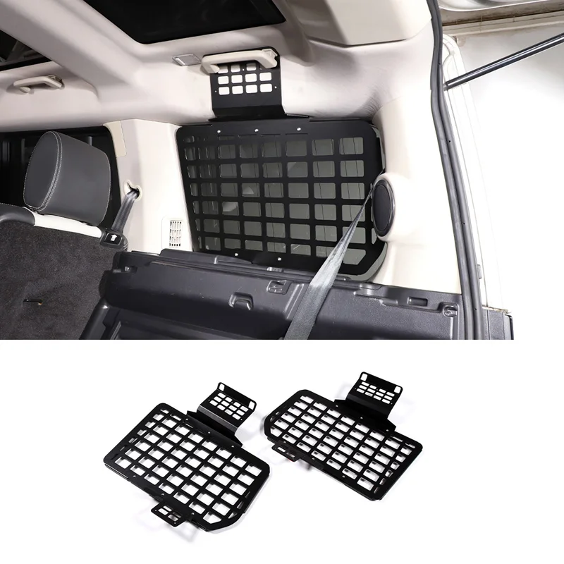 For Land Rover Discovery 3 4 LR3 LR4 03-16 Aluminum Alloy Car Trunk Side Window Storage Rack Grid Storage Board Auto Accessories