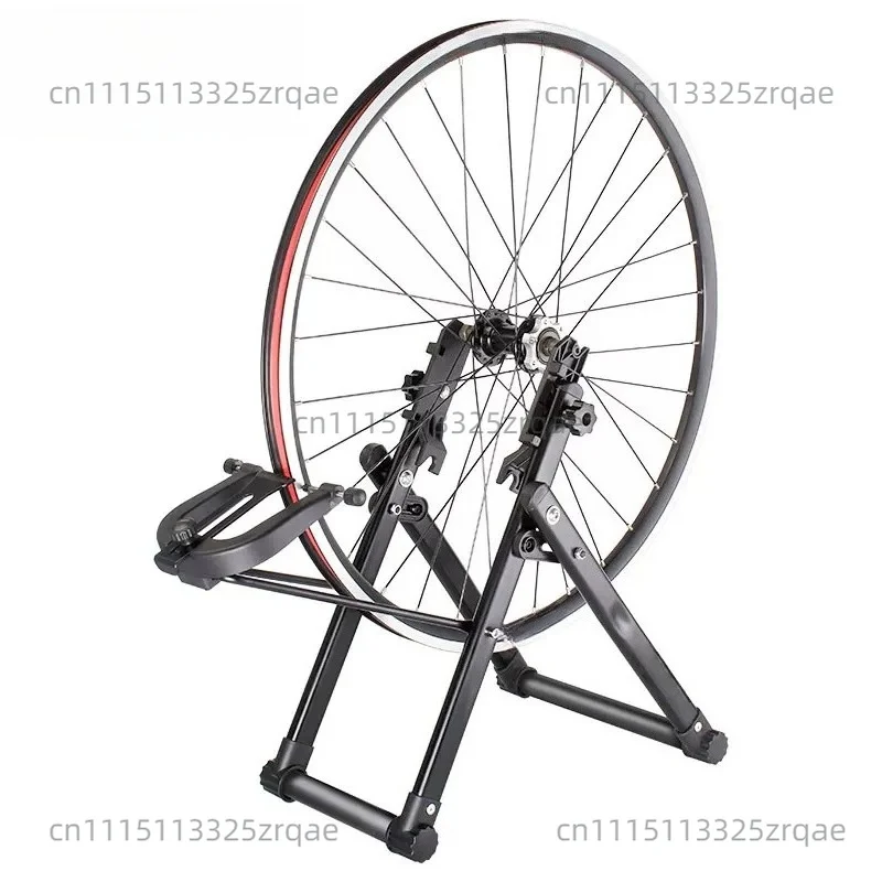 Folding bicycle rim table Repair tool Mountain bike corrector Bicycle wheel hub aligner