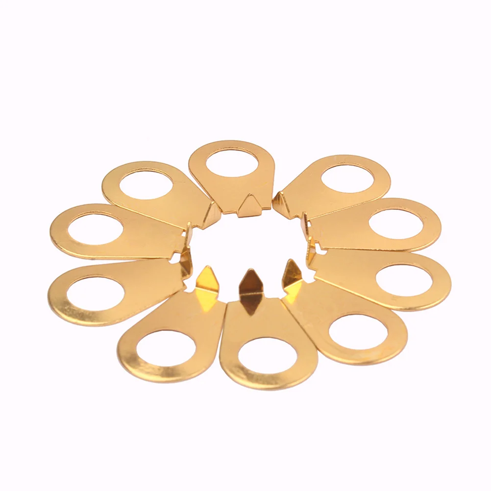 

10Pcs Electric Guitar Potentiometer Washers Steel Knob Pointers Durable Practical Use Guitar Potentiometer Washer