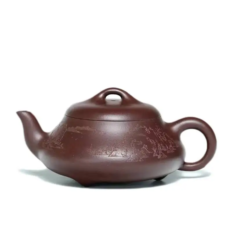 [Chang Tao] Yixing Wu Shangyuan Handmade Teapot Purple Clay Han Tang Ladle Pot 230Cc