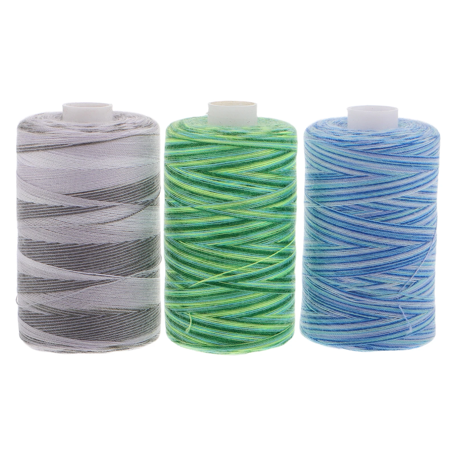 

3pcs Colorful Sewing Thread Polyester Embroidery Cord Wind Chime Heavy Duty Handmade Craft DIY Accessories Scarf Yarn