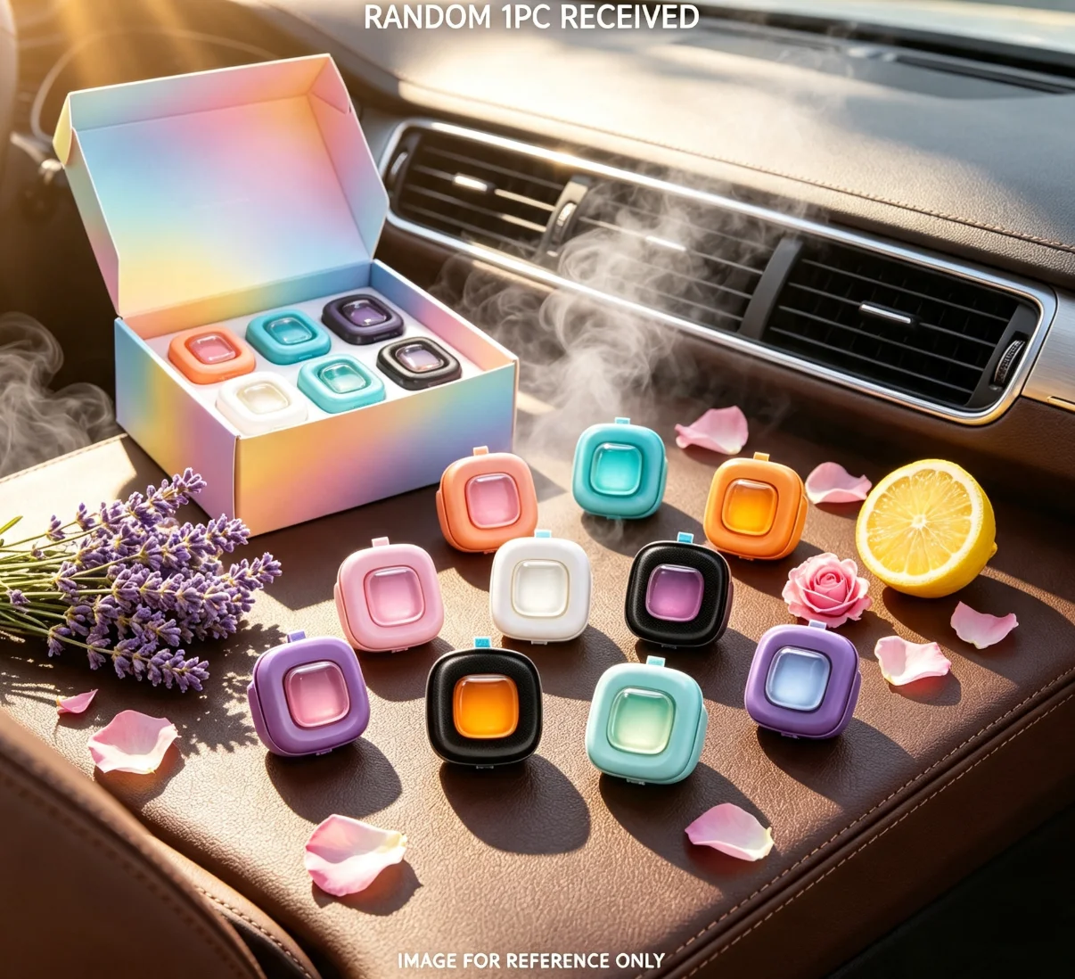 Car Air Freshener Vent - Wieloaromatowy Klips Zapachowy do Samochodu -
