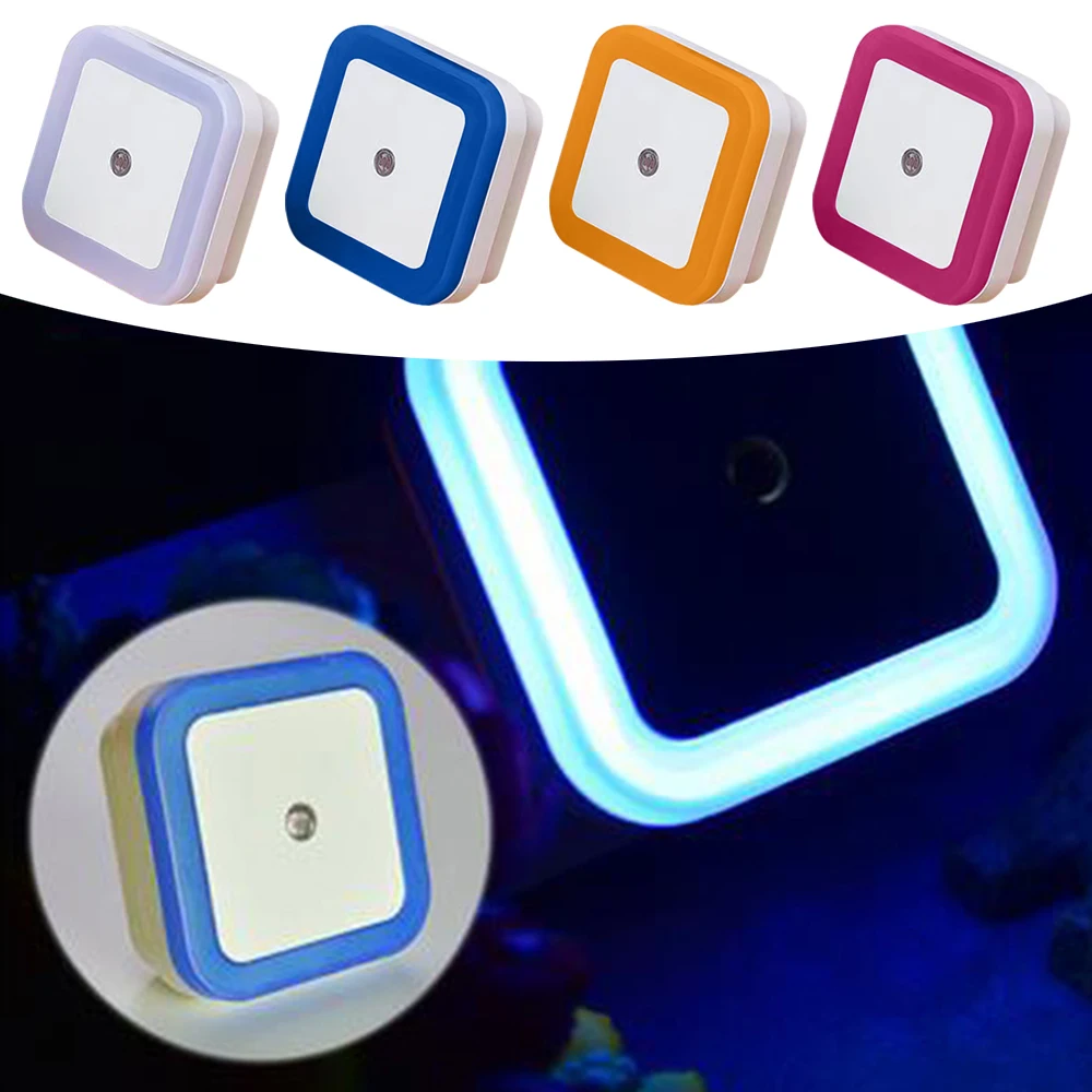 

US Plug LED Night Light ​​Energy Saving​​ ​​Light Sensor Control​​ ​​Plug Lamp​​ In Wall ​​Soft Lighting​​ ​​Auto Nightlight​​