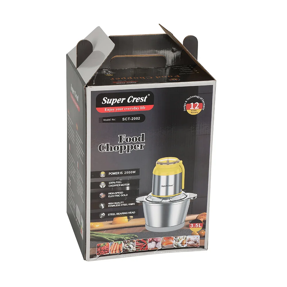 مطحنة خضروات منزلية جديدة متعددة الوظائف من الفولاذ المقاوم للصدأ، ماكينة طهي الطعام التكميلي الكهربائية، خلاط