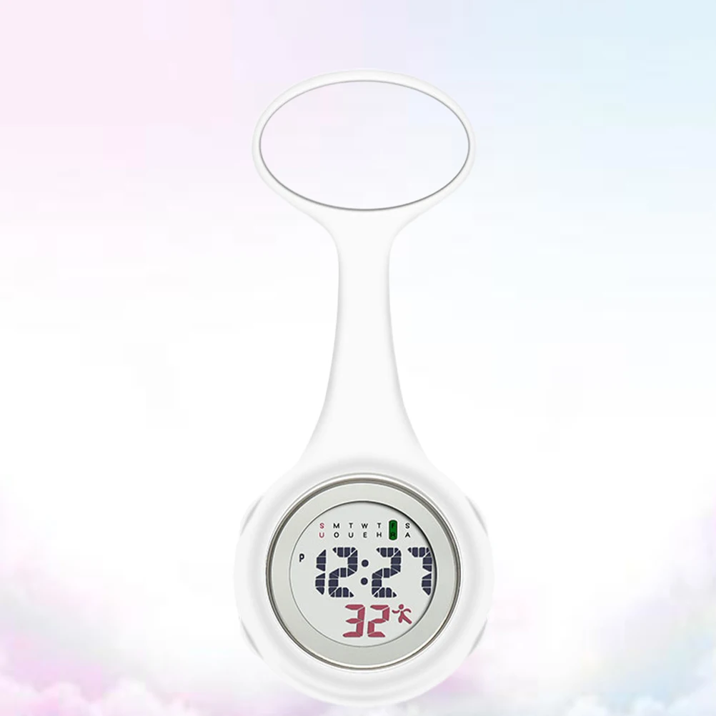 Digital Nurse Watch Hanging Pocket Accessories Electric Fashion Style For Doctors Nurses Medical Decoration Gift Green
