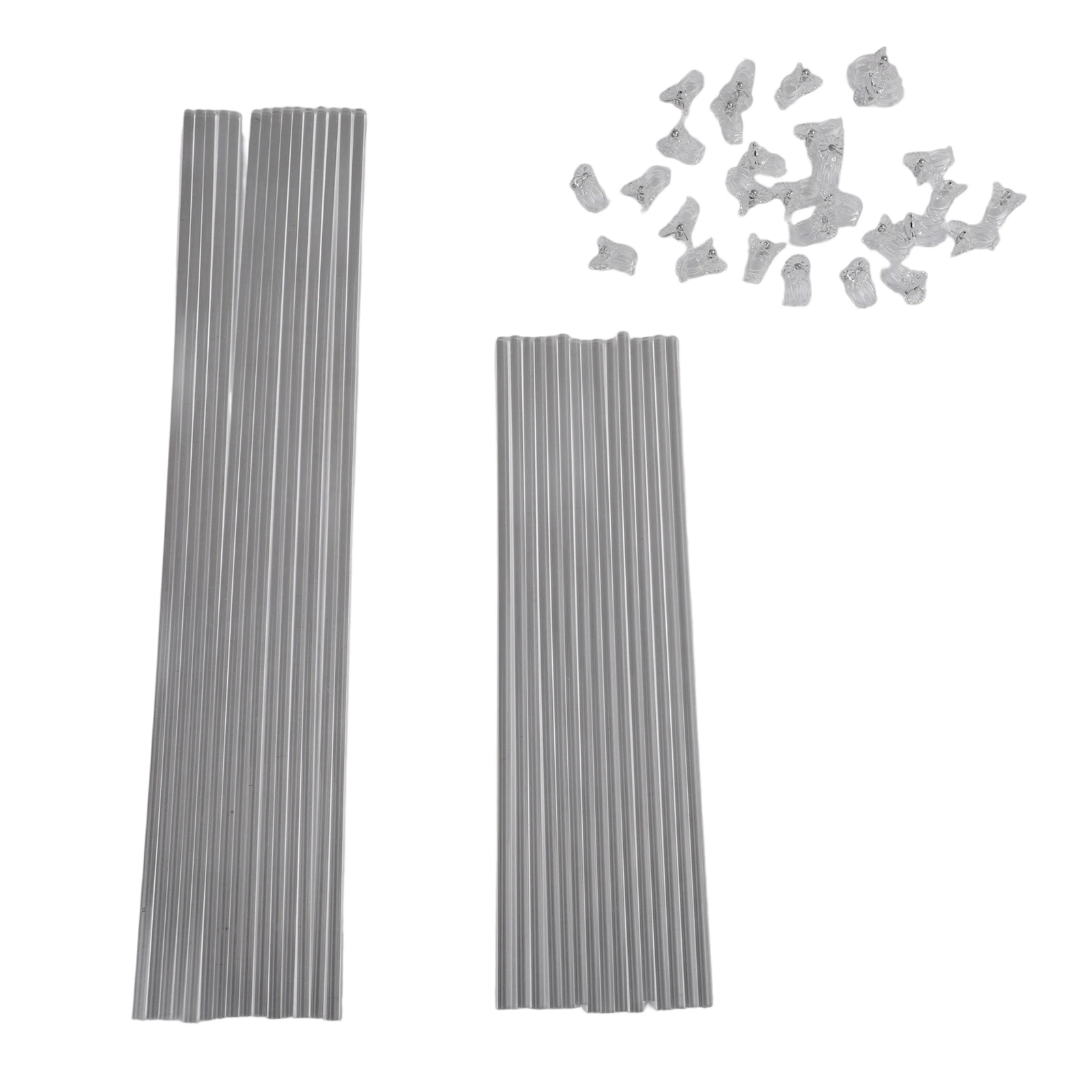 For Vegetable Growth Flexible Garden Stakes for acrylic Orchid Stakes Garden Use 30 Piece Set Clear for acrylic Material