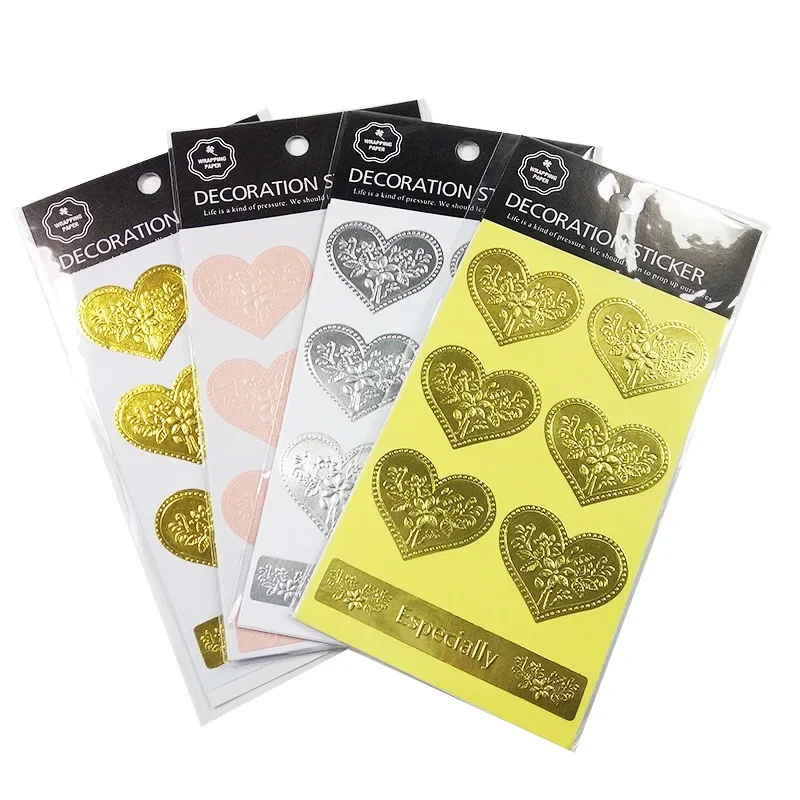 1 Sheet/PACK 'Especially' Scrapbooking For Gift Notebook Albums Seal Label Stickers Heart Shape Home Decor