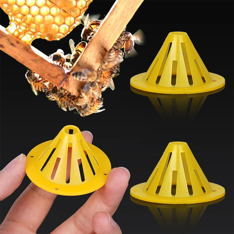 5/10Pcs Beekeeping One Way Entrance Door Beehive Entrance Exit Cone Reusable Vent Hole Bee Escape Honey for Trapping Wasps