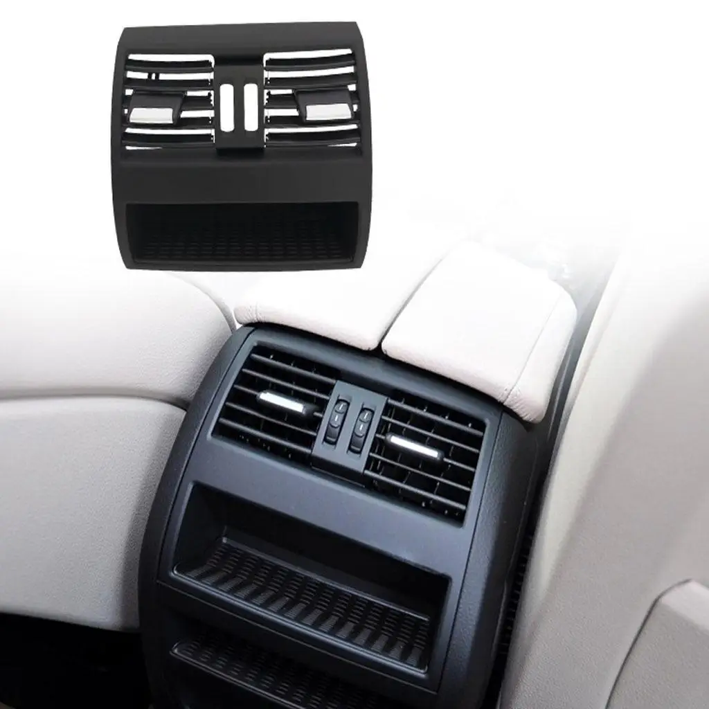 

Car Rear Center Fresh Air Outlet Vent Grille Cover for 5 F10 F11