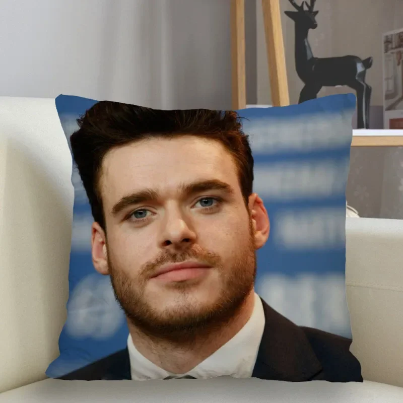 Musife Richard Madden Pillowcase Custom Square Pillow Cover Case Zipper Pillowcase 35*35,40*40,45*45cm Drop Shipping