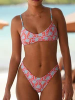 Miyouj-bañador con Push-Up para mujer, traje de baño estampado, Bikini 2026, traje de baño de dos piezas de corte alto, trajes de baño de cintura baja, conjuntos de Bikini sexys