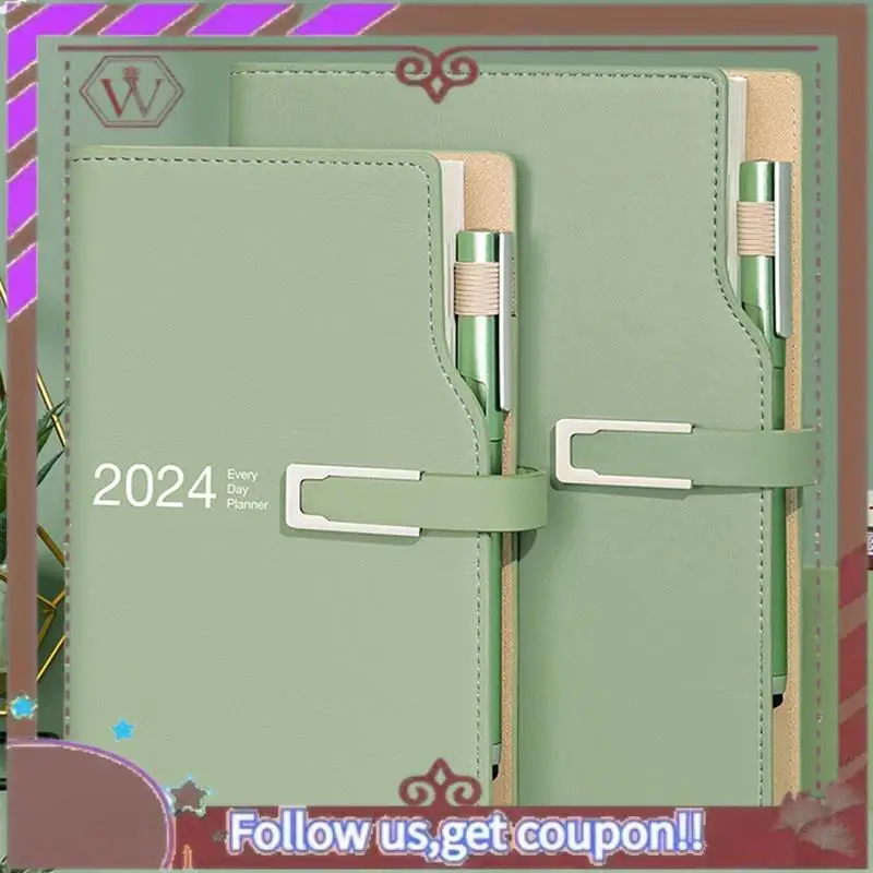 

ABBG-2024 Plan Schedule Notebook Stationery Notebook Schedule This Calendar 1 Page 1 Day Notebook A6