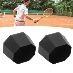 2pcs Convenient Tennis Racket End Cap Shockproof Energy Sleeve Racquet Damping Cover Shock Absorption Sport Supplies Handle