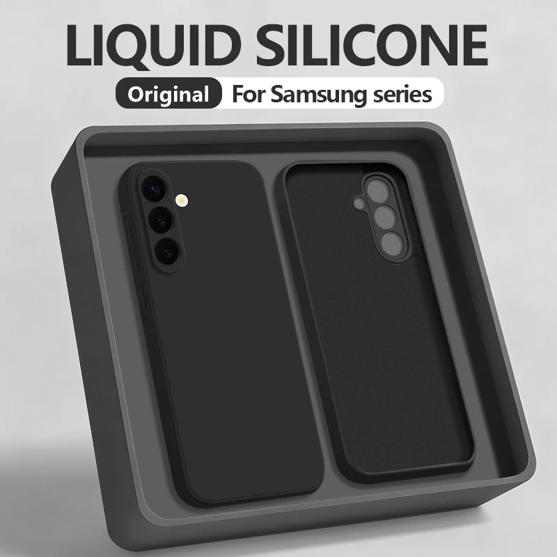 Weiche TPU-Handyhülle für Samsung Galaxy S26 S24 S23 S25 Ultra Edge S24 S25 FE A57 A56 A17 A55 A16 A18 5G Flüssigsilikonhülle – Detail 6