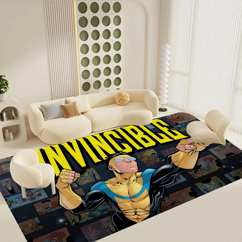 I-Invincible Floor Mat Kids Room Bedroom Decoration Balcony Anti-Slip Doormat Living Room Welcome Rug