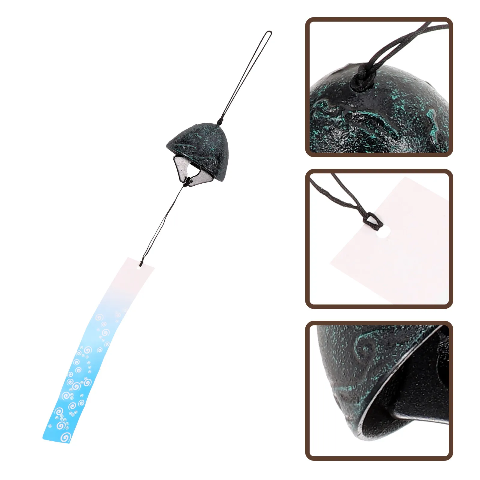 

Винтажный металлический ветряной колокольчик в деревенском стиле с эффектом ржавчины, подвесной декор для балкона и сада, украшение для дома и улицы