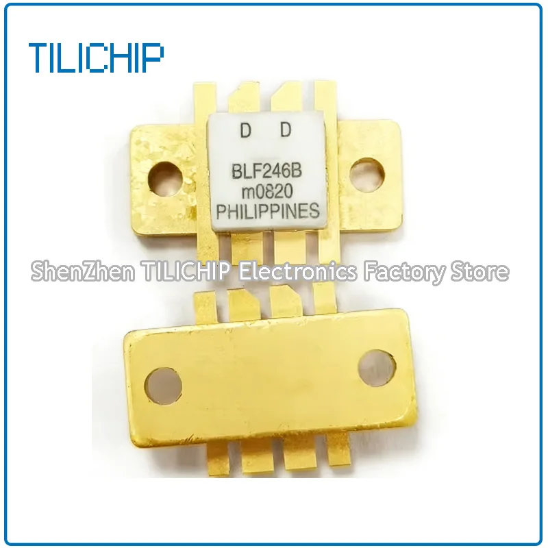 BLF246B  130W 65V 8A  Brand new high-frequency tube, microwave tube, RF tube, power amplifier tube, push-pull MOSFET transistor
