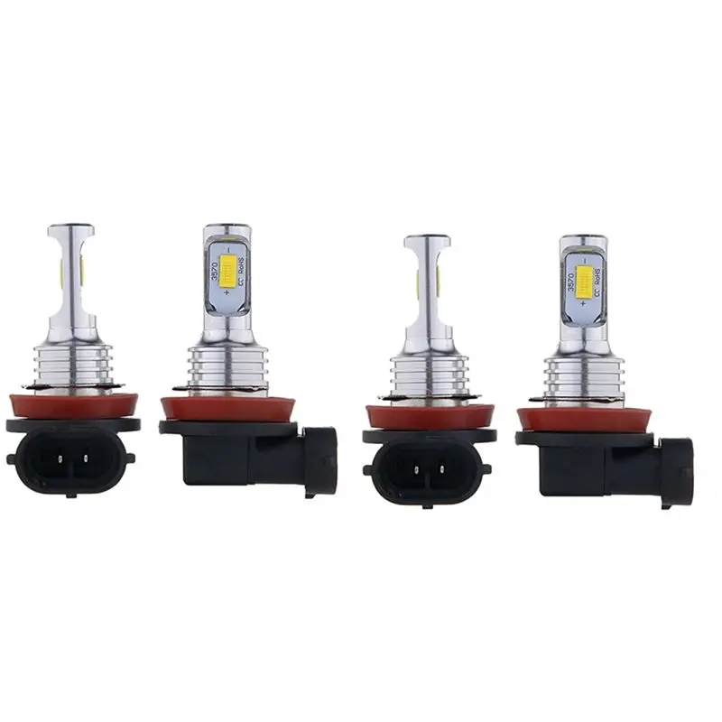 

Powerful 2X H11 H8 H16 80W 4000LM 3000K Yellow Tech LED Fog Lights Conversion Bulbs Kit