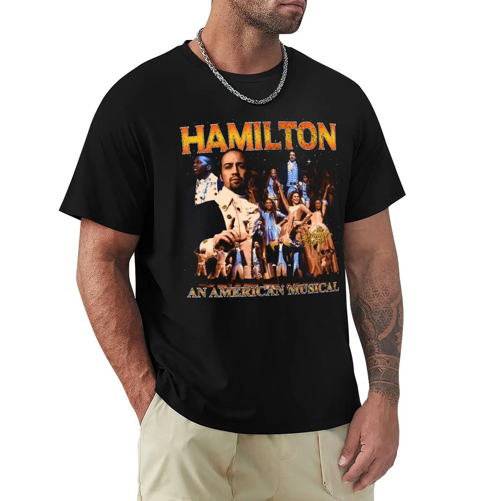 Hamilton - An American Musical T-Shirt Basic All Season Solid T-Shirt