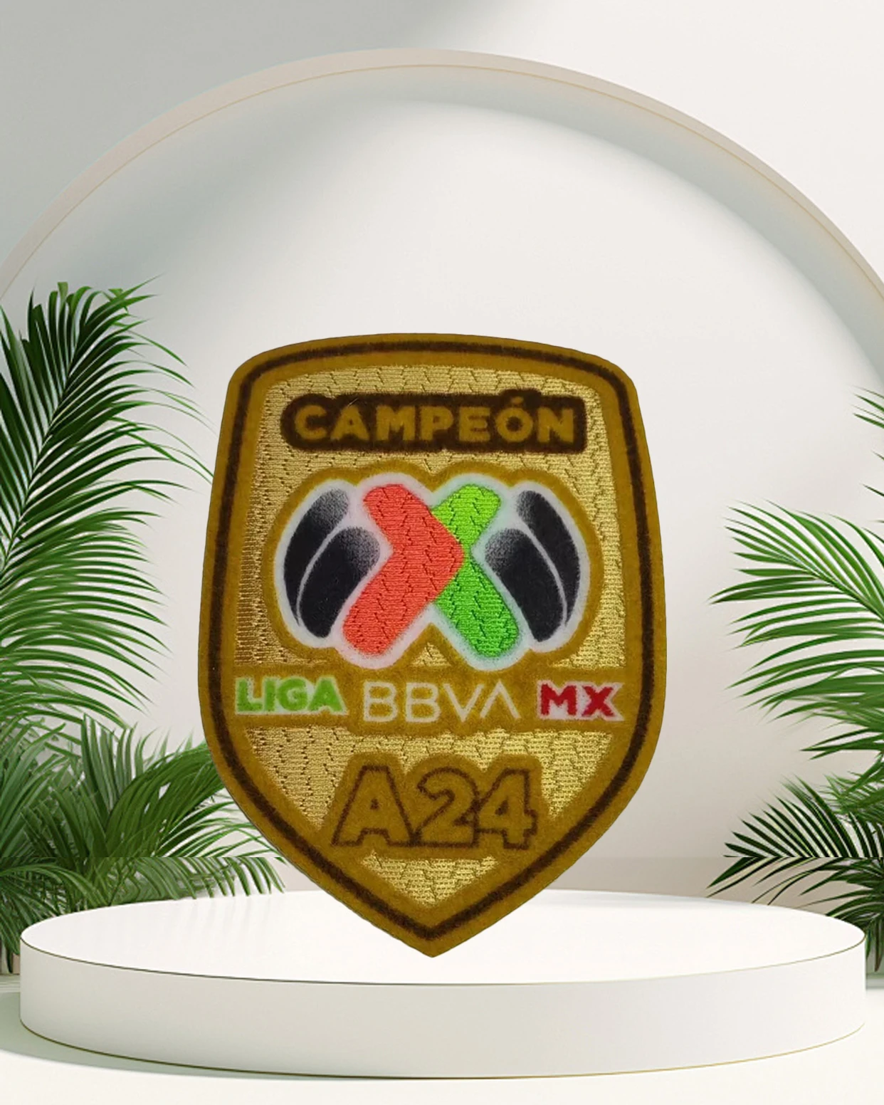 A24 Patch A24 CAMPEON LIGA BBVABBVA MX SOCCER PATCHES 2024 iron on with glue top quality MX soccer badge