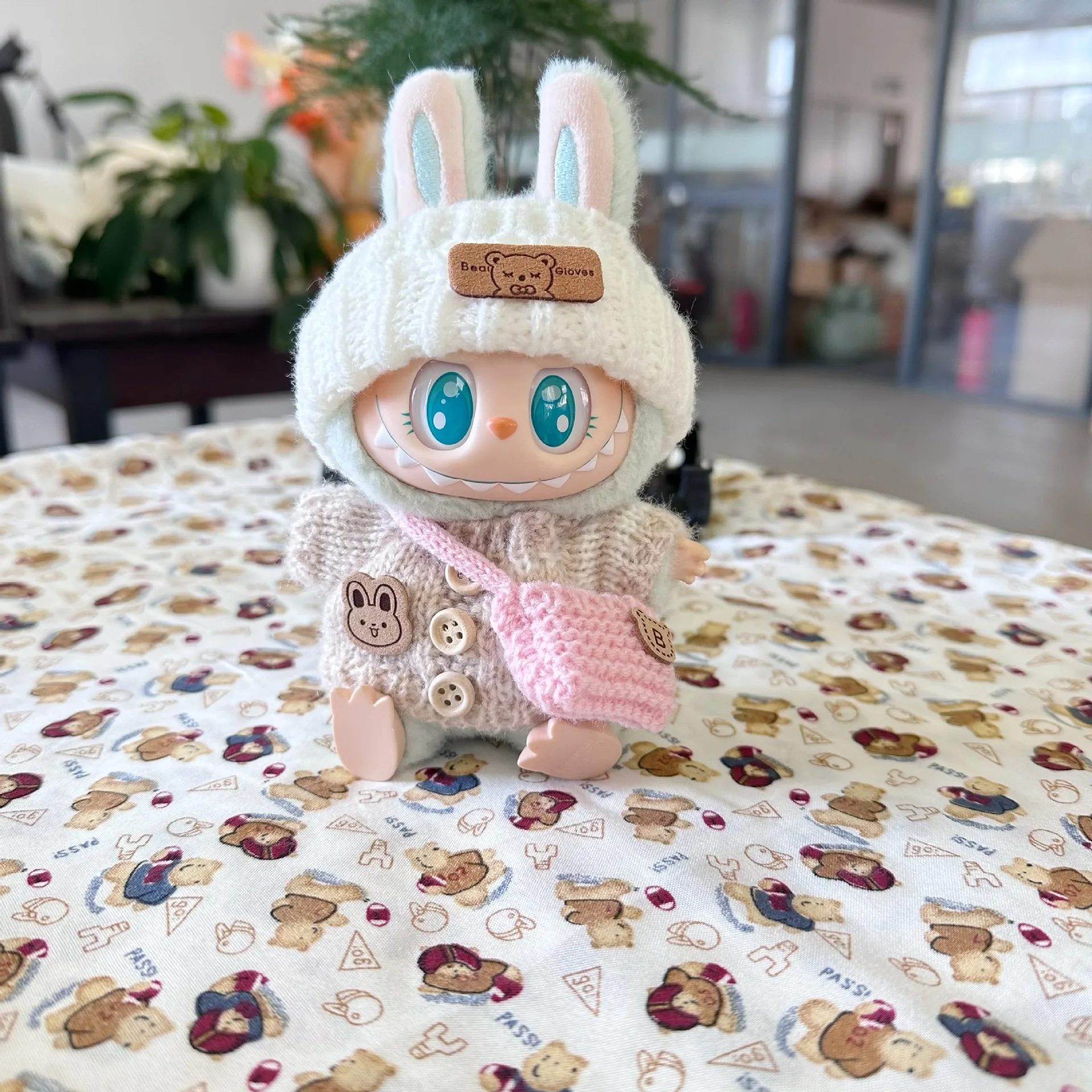 Adatto per vestiti Labubu da 17 cm Tuta carina Gonna vestito V1 V2 V3 Accessori di abbigliamento fai da te Regali creativi per bambini