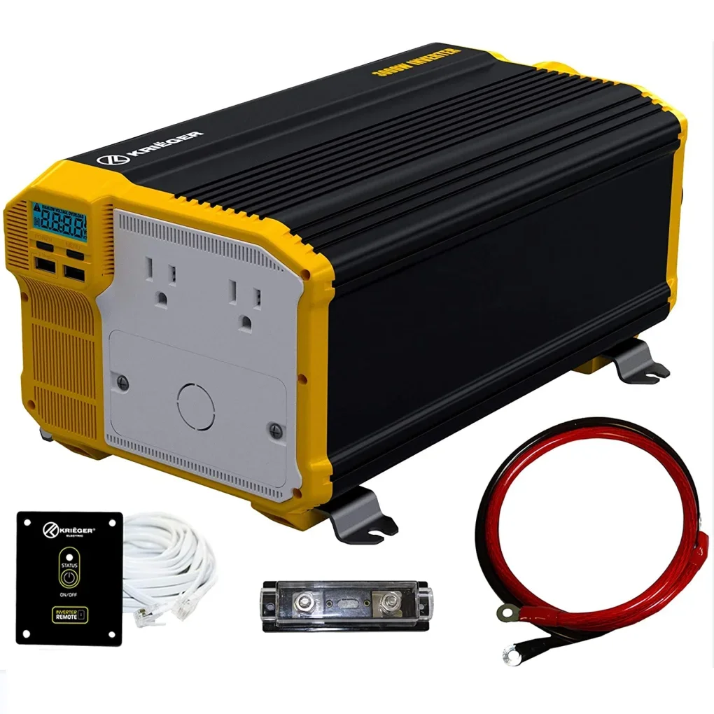 Krieger 3000W Power Inverter 12V to 110V Modified Sine Wave Car Inverter