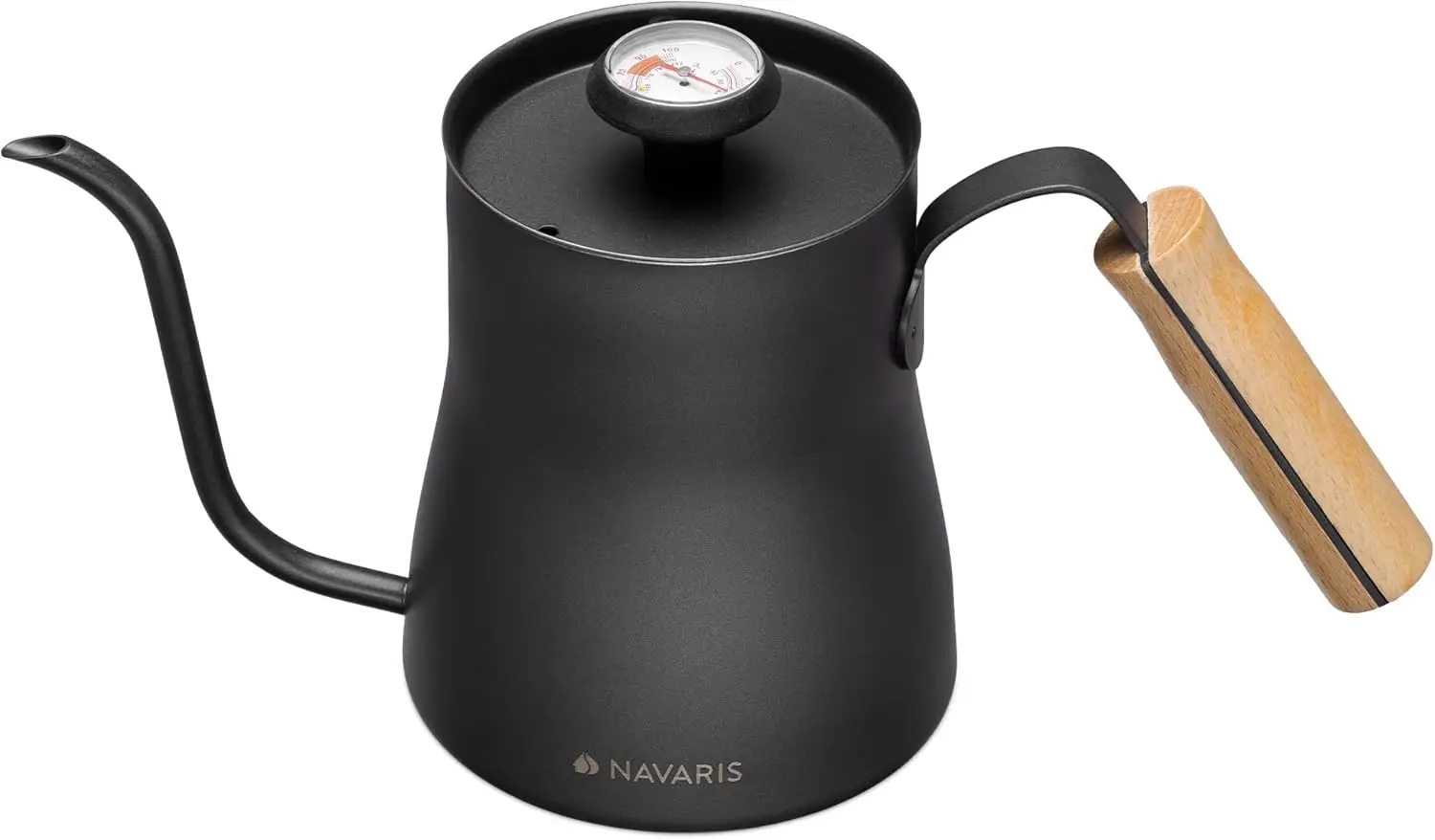 Bollitore a collo di cigno da 33,8 once (1 fl L) per bruciatori da piano cottura - Bollitore in acciaio inossidabile con beccuccio per caffè o acqua - con