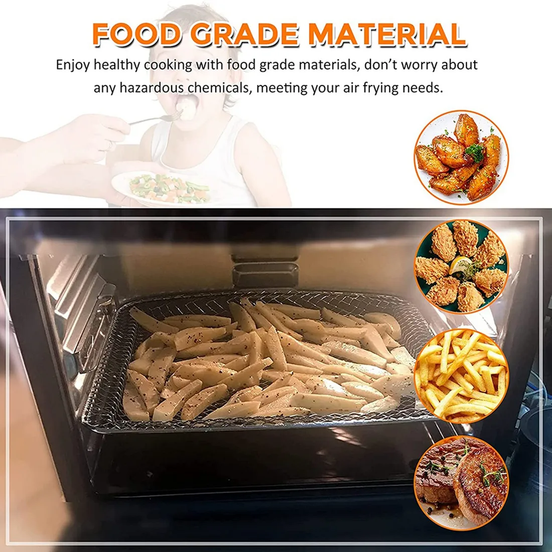 

Сменный поддон для капель JLMC для фритюрницы 6Qt Chefman, Ash и Ultrean, запасные части для фритюрницы, капельная сковорода с антипригарным покрытием