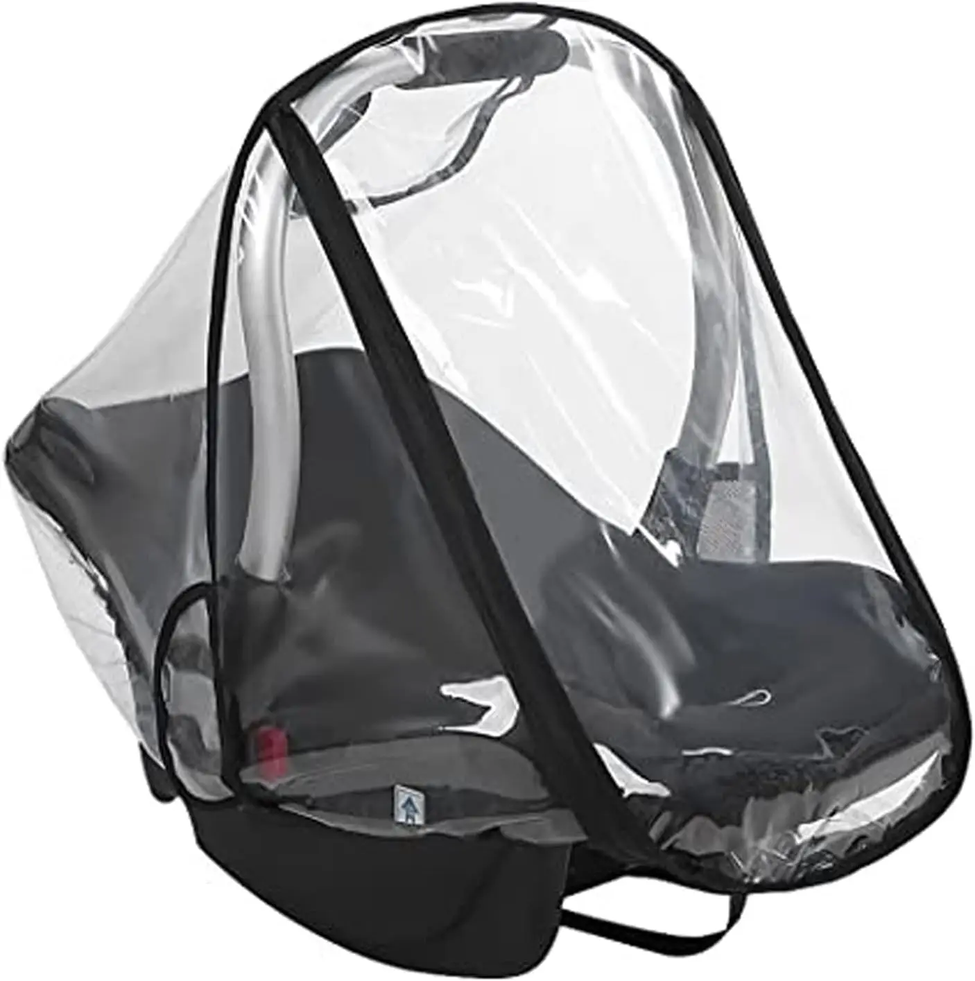 Universal Rain Cover for Pushchair Pram Stroller Rain Cover Waterproof Windproof Transparent Food Grade EVA with Zipper and Vent