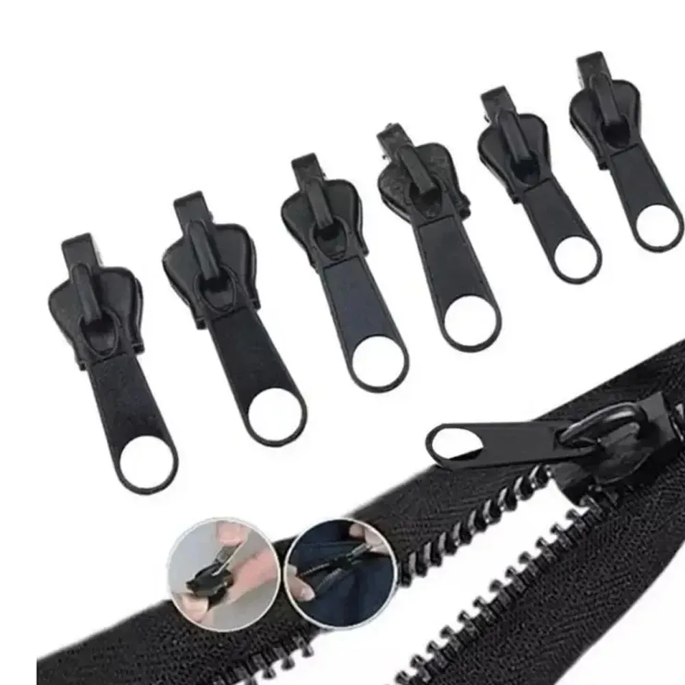 6pcs Zipper Large, Medium, And Small Sizes for Clothing Zipper Replacement and Repair Sewing Supplies Zipper Repair