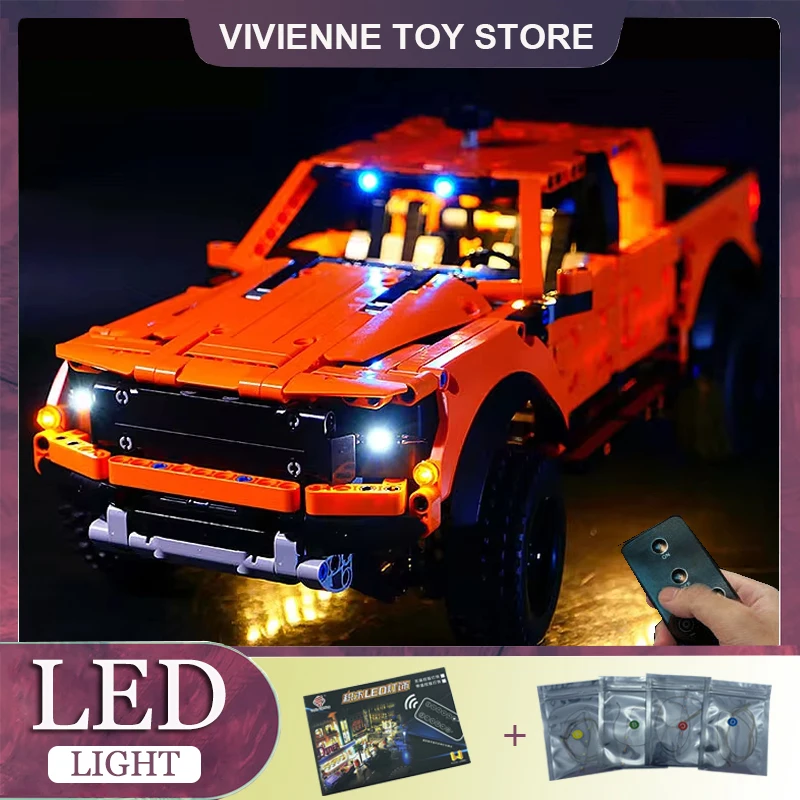 

RC DIY LED Light Kit For LEGO 42126 F-150 High Tech Vehicle Raptor Pickup Car ( Only LED Light,Without Blocks Model)