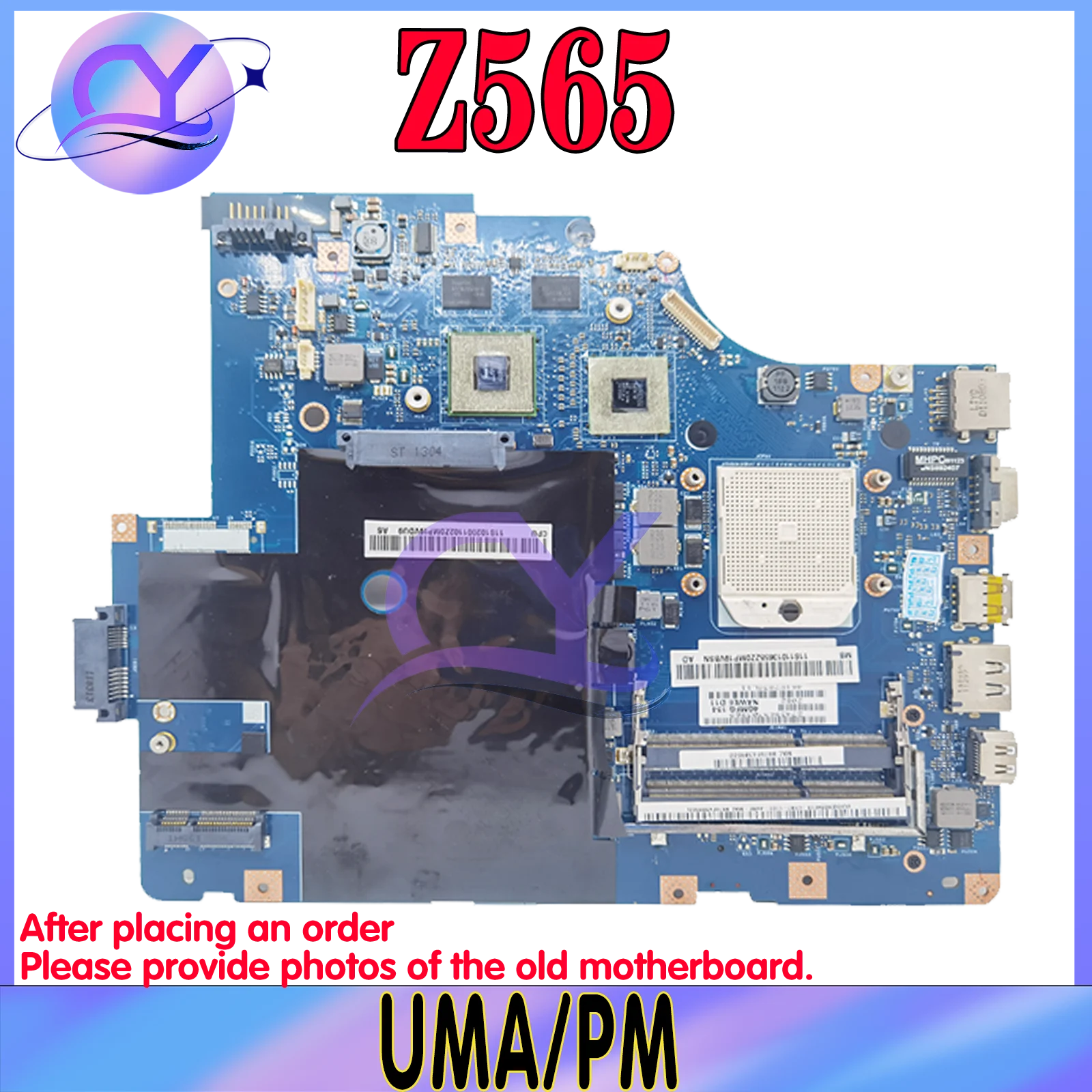 KEFU LA-5754P Mainboard For Lenovo IdeaPad Z565 G565 Laptop Motherboard With/NO HDMI HD5470M/HD6470M/UMA Maintherboard