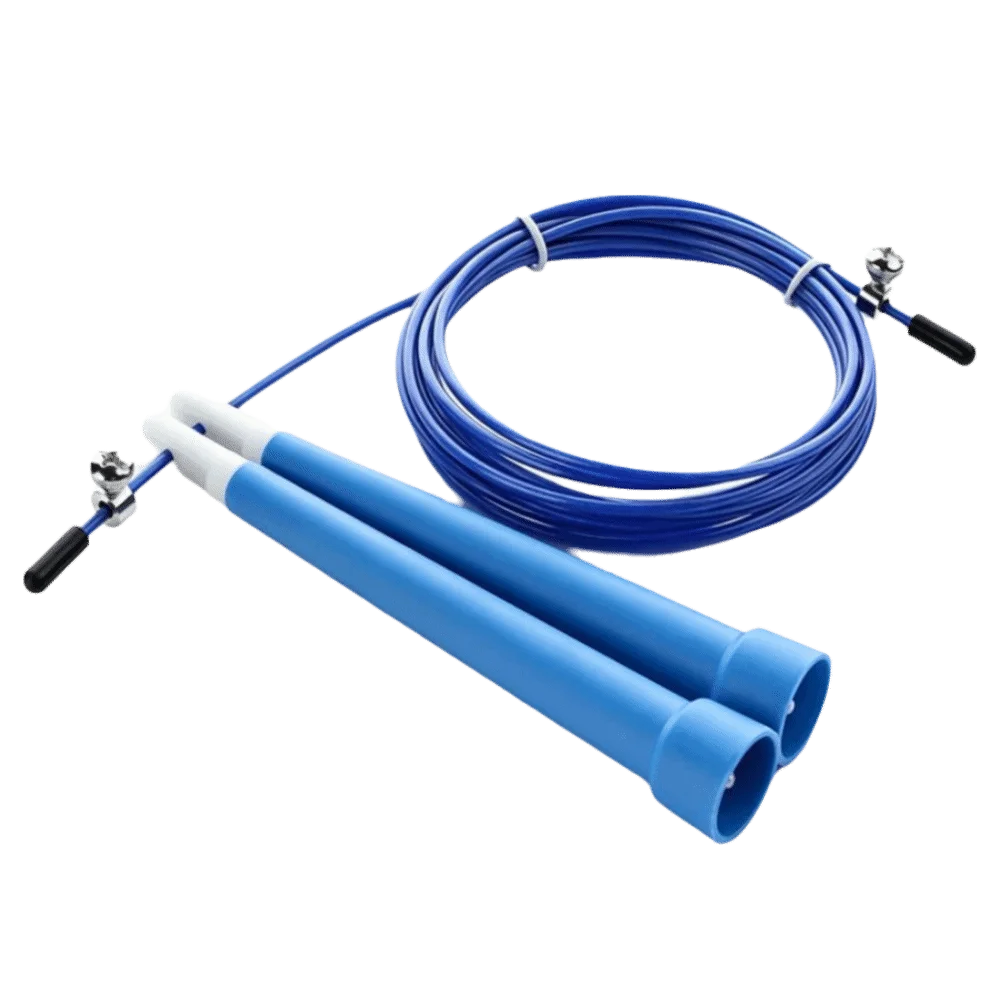 Durable Steel Wire Jump Rope Tangle-Free Adjustable Length Speed Jump Rope PVC Coated Adjustable Skipping Rope Fitness Training
