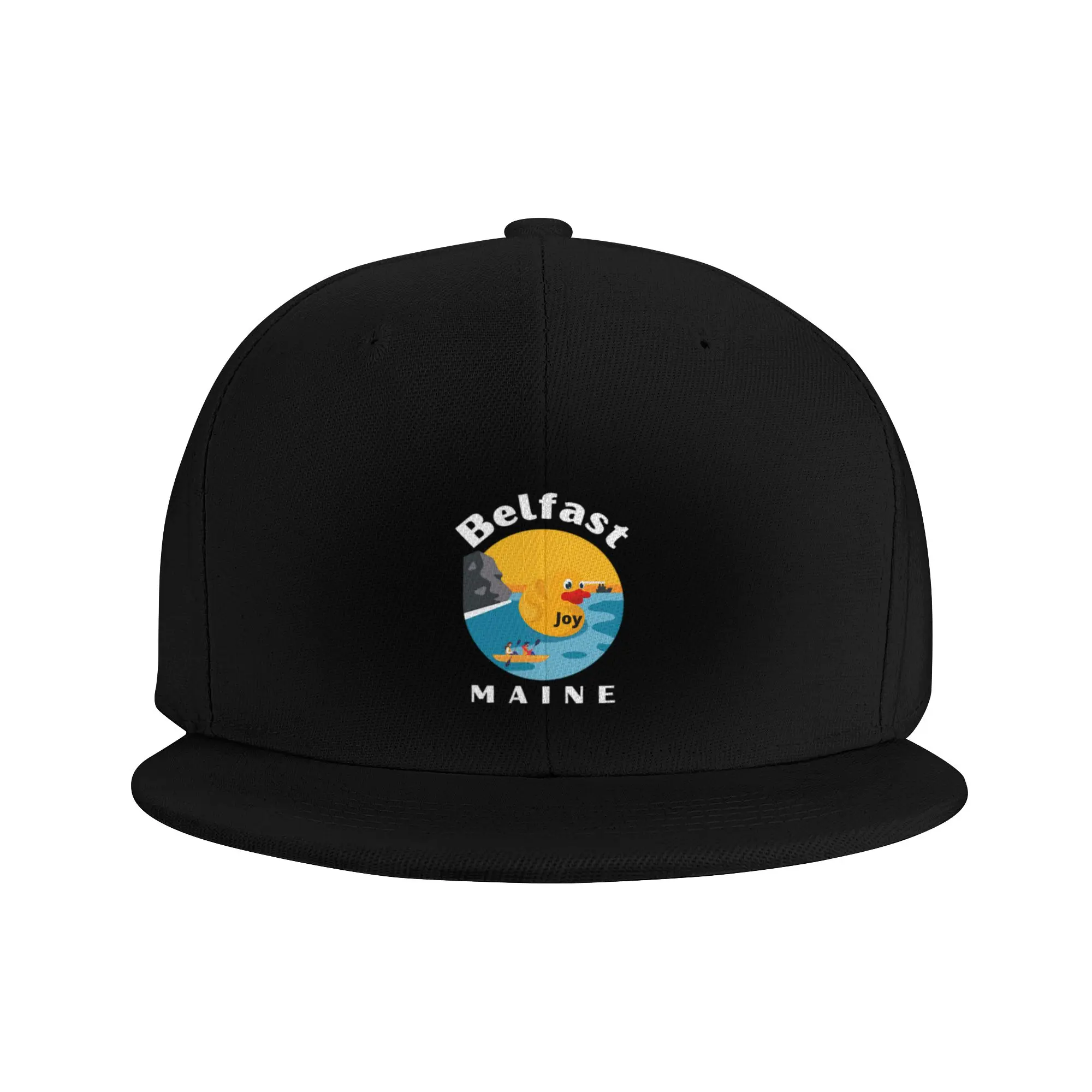 Fashion Belfast Rubber Duck Flat Brim Sun Hat  Windproof Men's Caps
