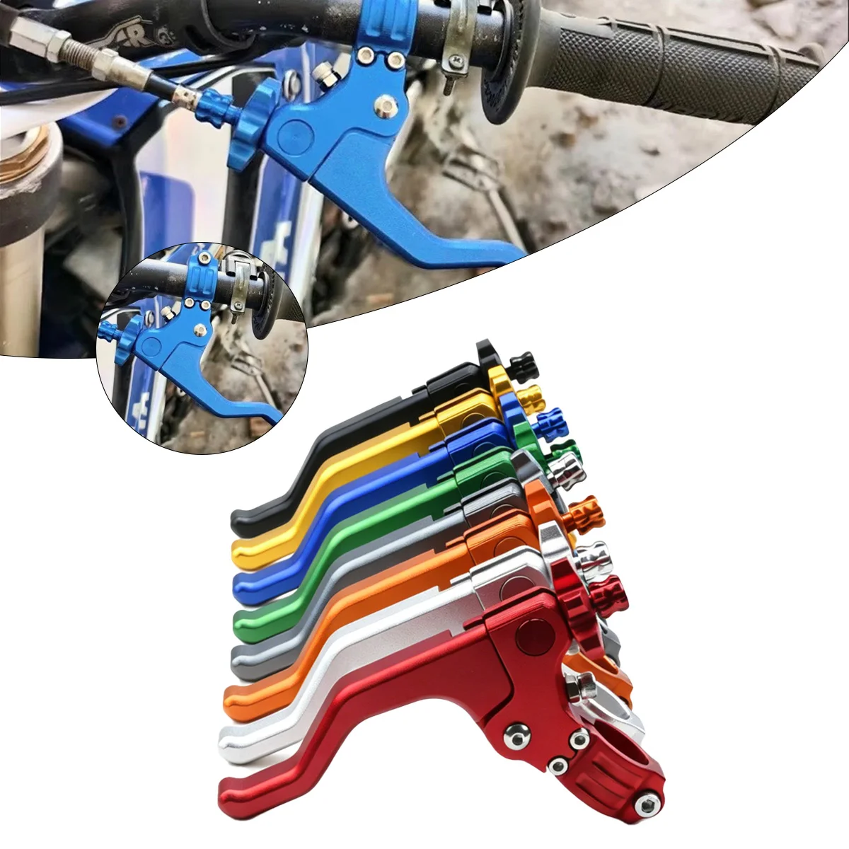 CNC Kurzer Stunt-Kupplungshebel für YAMAHA YZ YZF WR TTR XT für Honda Kawasaki Suzuki Buell Ducati Triumph Motorradzubehör