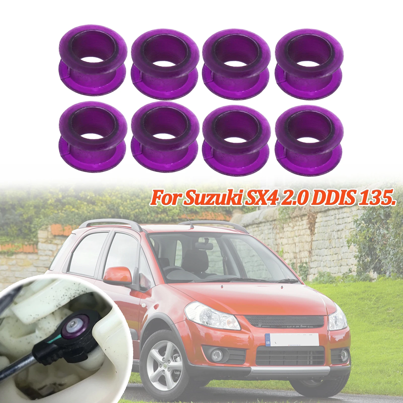 

8PC Gear Shifter Linkage Cable Bushing For Fiat Sedici Suzuki SX4 2.0 DDIS 135 Fix Repair Kit Transmission Car Replacement Parts