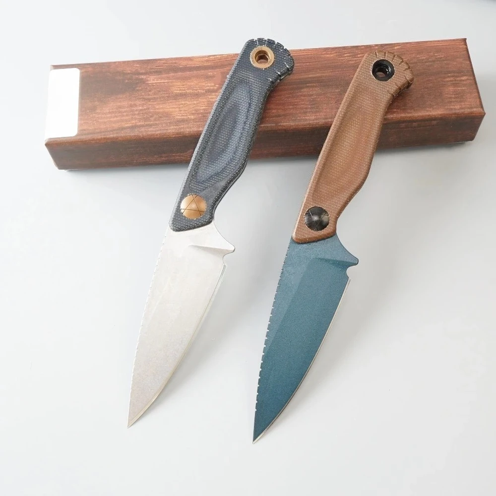 edc-アウトドア多機能ストレートナイフ-g10-ハンドルバックパッキングロッククライミングキャンプ釣りホリデーギフト必須装備