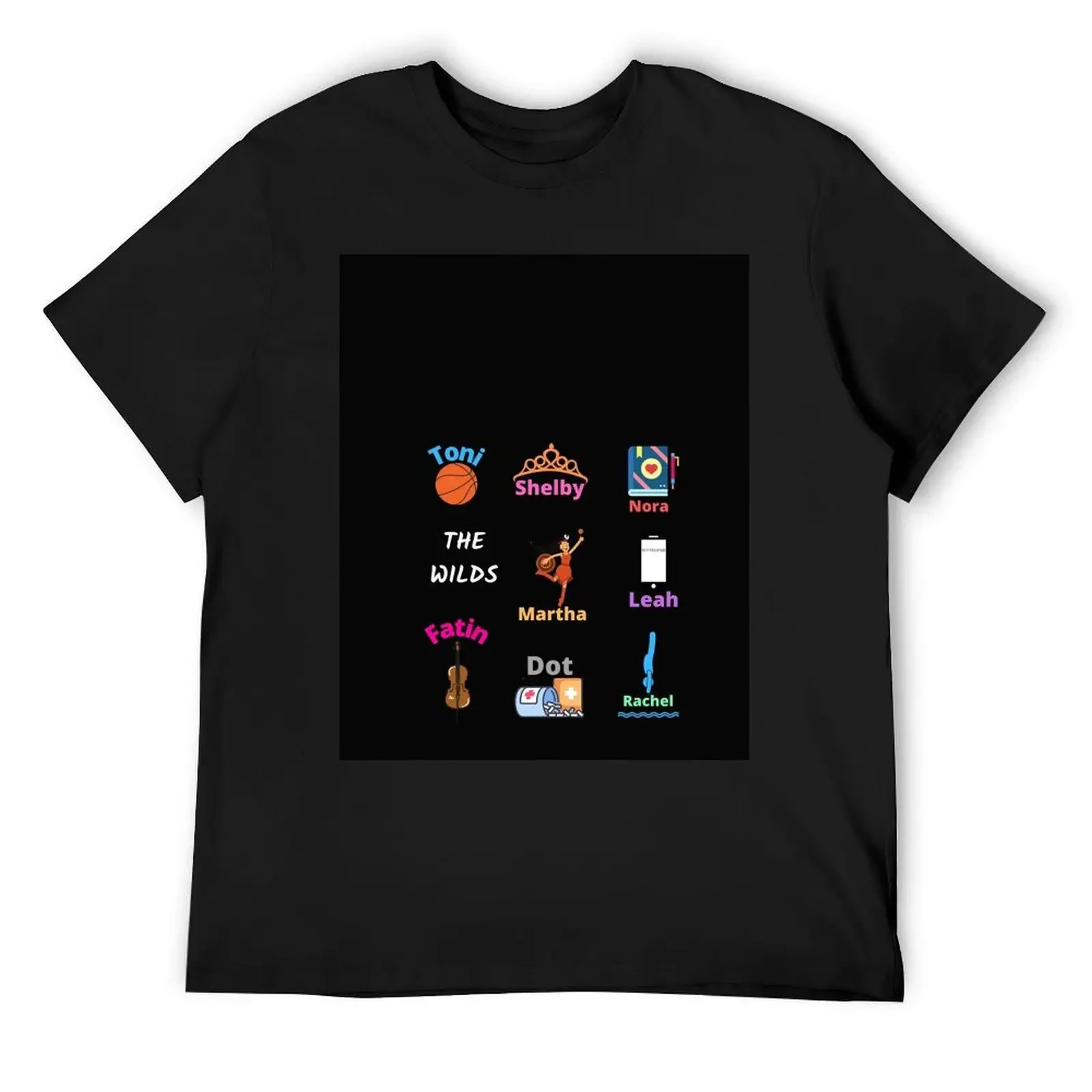 The Wilds TV Show T-Shirt man clothes custom shirt blacks summer clothes T-shirt men