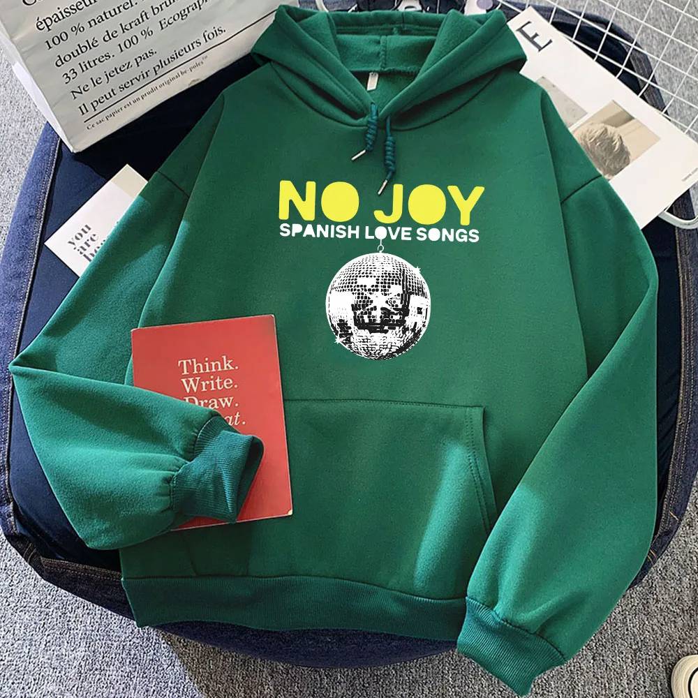 No Joy Spanish Love Songs Hoodies Long Sleeve Women/Men Sweatshirts Graphic Clothes Winter Comfortable Fashion Print Pullovers