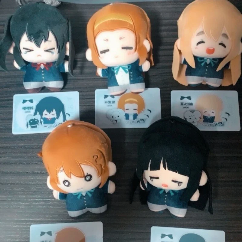 In Stock New 10cm Cotton Doll Hirasawa Yui Akiyama Mio Tainaka Ritsu Cute Plush Stuffed Toy Anime Periphery Collect Gifts