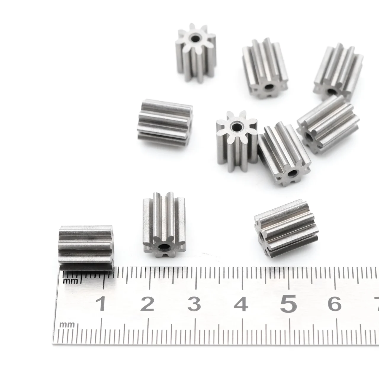 1M 8T 2.3mm 3.5mm Spur Gear Precision Micro Pinion DIY Motor Model 8 Teeth