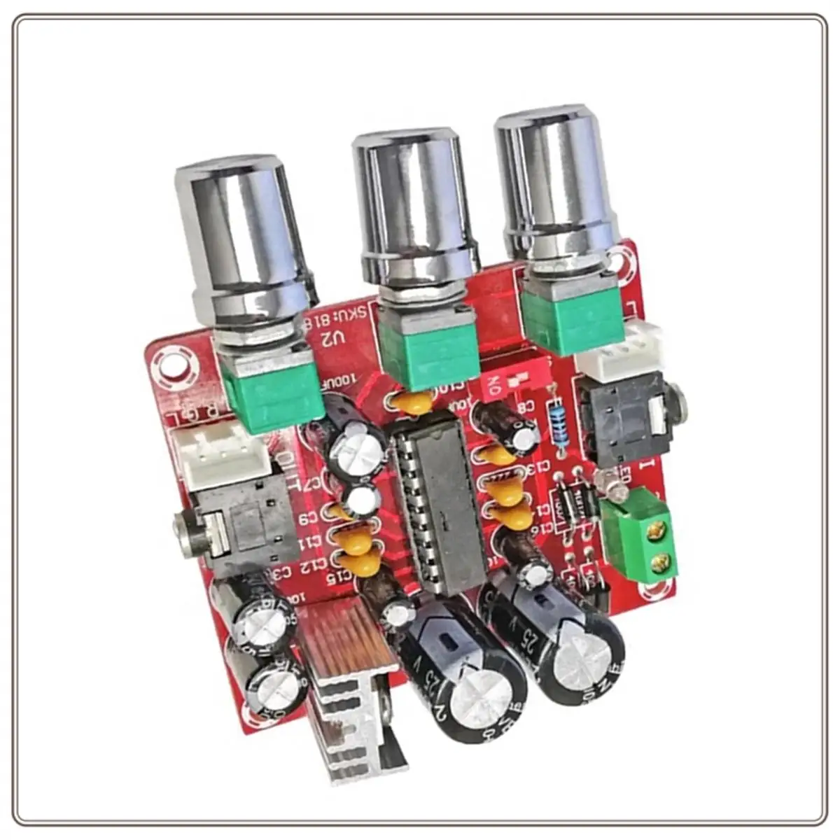 Надежная тональная плата предусилителя BBE XR1075 с регулировкой высоких и низких частот, аудиоэквалайзер, предусилитель для улучшенного управления звуком, B