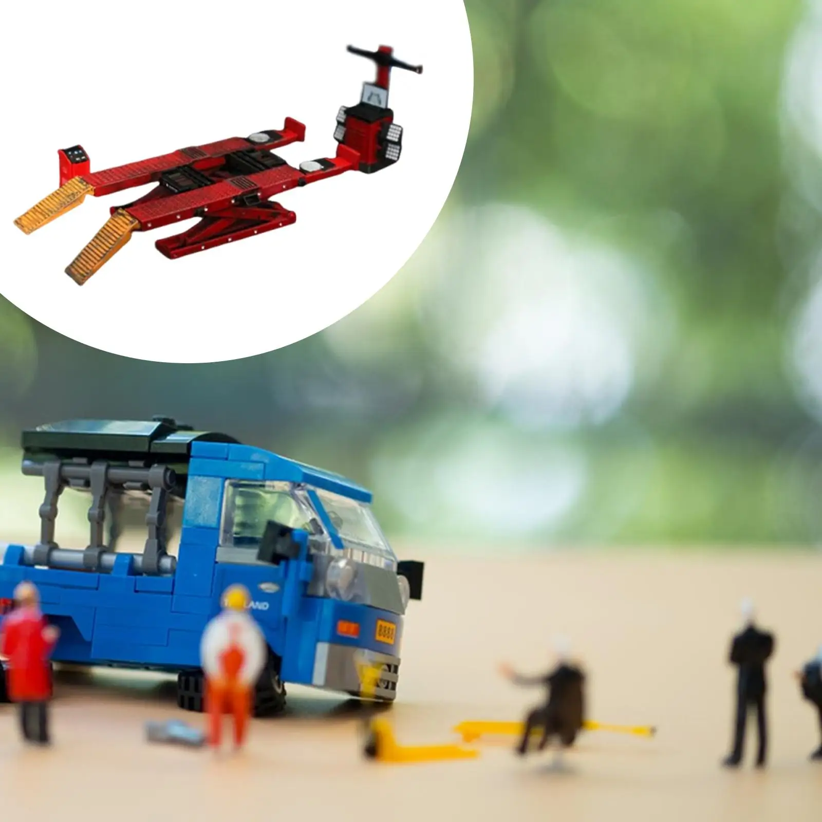 

Miniature Alignment Machine Model Workshop Equipment Pretend Play Toy Resin Accessory for Garage Diorama Car Repair Scene